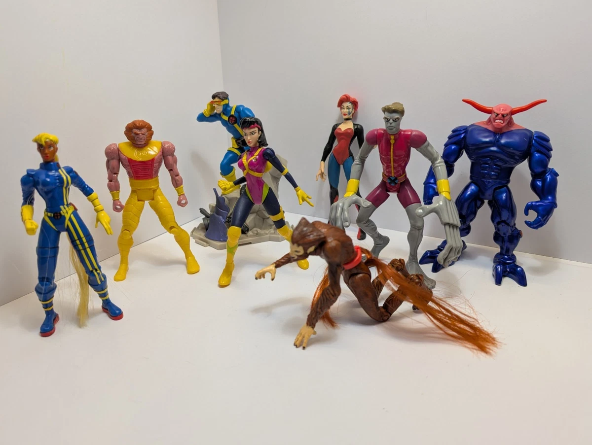 Vintage X-men : action figure gift set : Wolverine Iceman M. Sinister Sabretooth