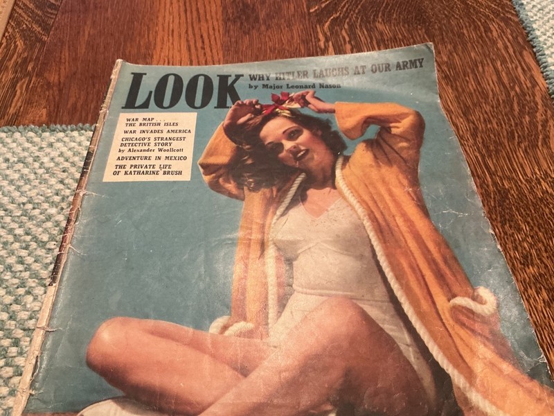 Look,July 30,1940,complete,Hitler,WWII,Mexico,Katharine Brush,56p,War map,Detect