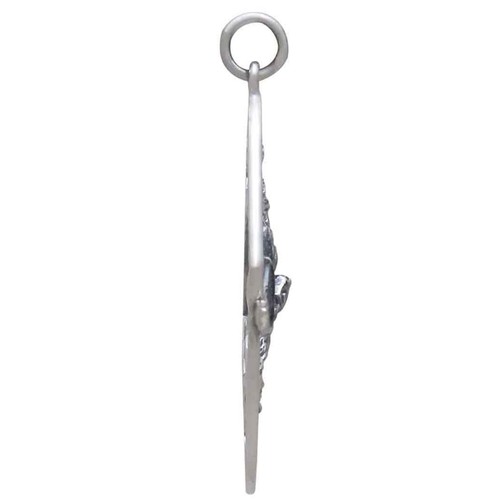 Silver Branches and Bat Pendant in Diamond Frame 35x21mm - Picture 4 of 6