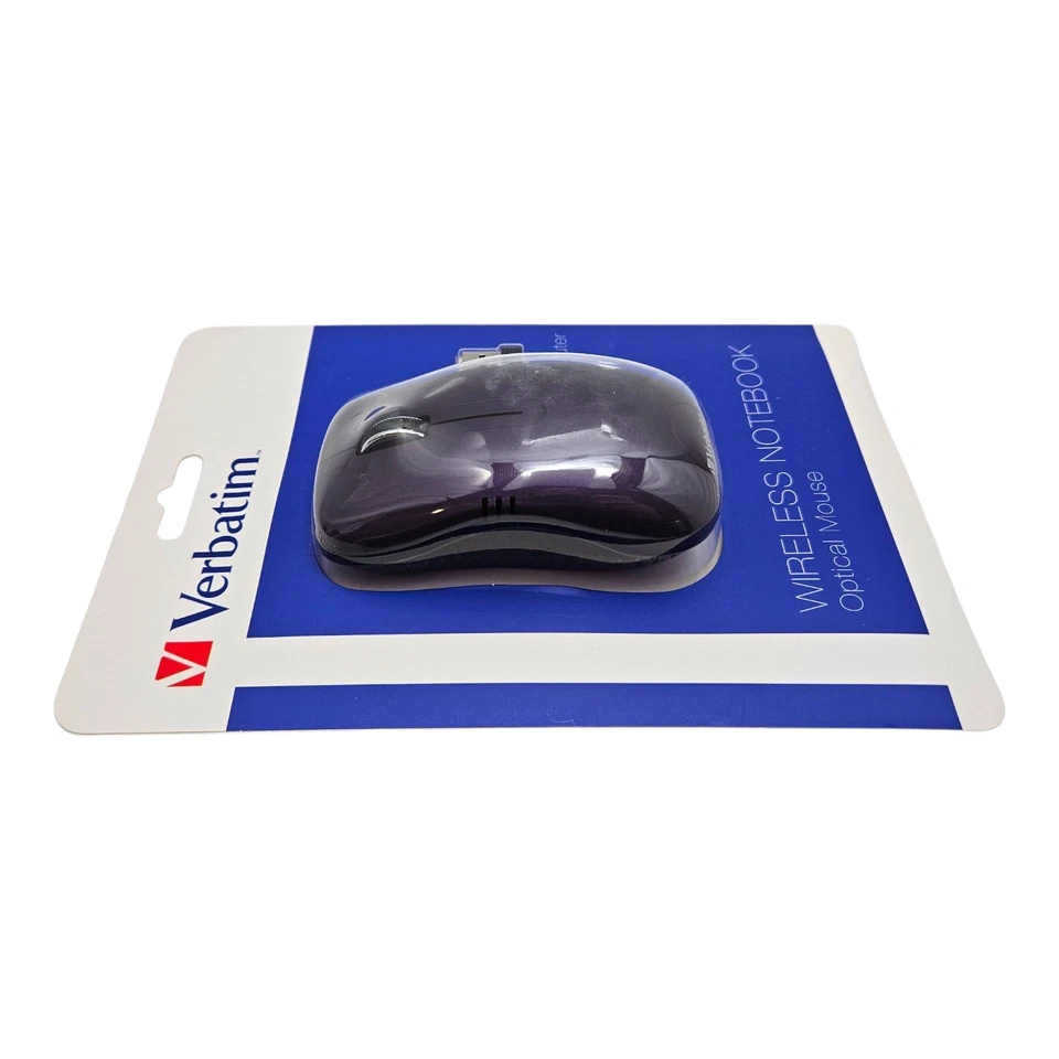 Verbatim Wireless Notebook Optical Mouse - Purple - 99781 w/ 2.4 GHz USB dongle - Image 3 of 4