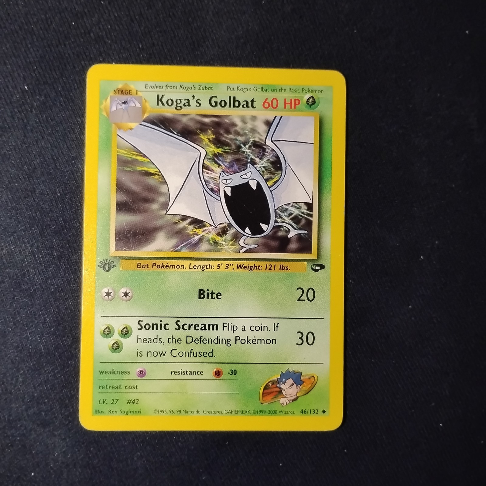 Koga's Golbat Gym Challenge 46/132 1st Edition Uncommon Pokémon TCG NM