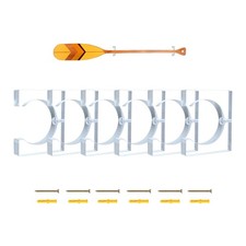 Kayak Paddle Holder, Kayak Oar Holder to Keeper Hanging Oar for Wall Decor, P...