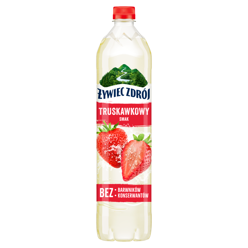 5900541013390 Żywiec Zdrój Napój niegazowany truskawkowy smak 1,2 l ŻYWIEC