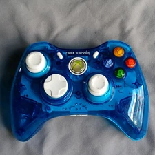 PDP Rock Candy Wired Controller for Xbox 360 Translucent Blue