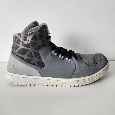 Jordan 1 Flight 3 Mens Size 11 Gray Basketball Sneakers High Top Shoes Grey
