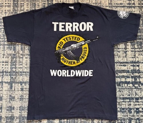 90s Y2K Don Rock Terror Worldwide Kid Tested Mother 1990s vintage concert t-shirt, vintage, single stitch, B+ condition
