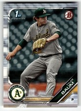 2019 Bowman Draft Tyler Baum #BD-109 Oakland Athletics 1ST BOWMAN BEAUTY!