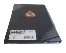 2000 Grit Wet or Dry 5 1/2 X 9 Sheets High Teck HSWD2000P 50 Sheets