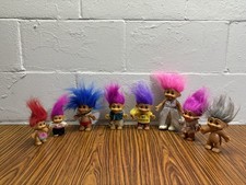 vintage russ troll dolls lot Of 8 Russ Vintage Troll Dolls Original Estate Find