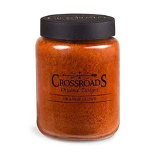 Crossroads Orange Clove Scented 2-Wick Candle, 26 Ounce Fast Ship