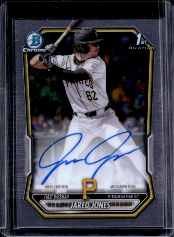 2026 Bowman Jared Jones Chrome Auto Autograph 1st Prospect #CPA-JJ Pirates