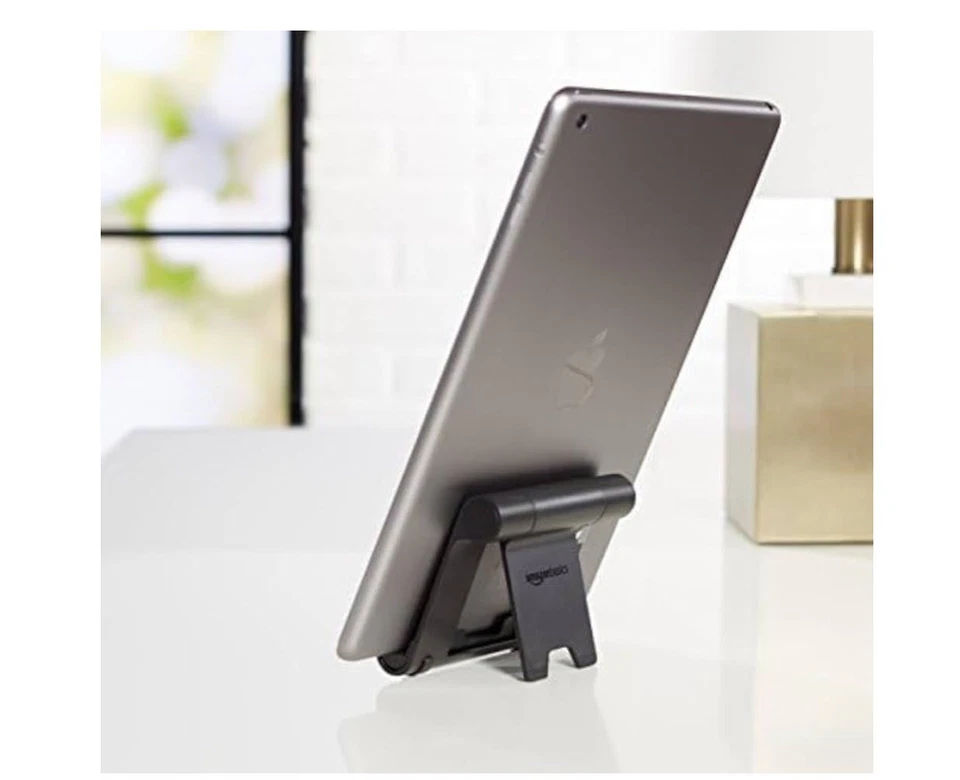 amazon basics multi angle portable stand For Tablets E Readers Phones Black - Image 4 of 4