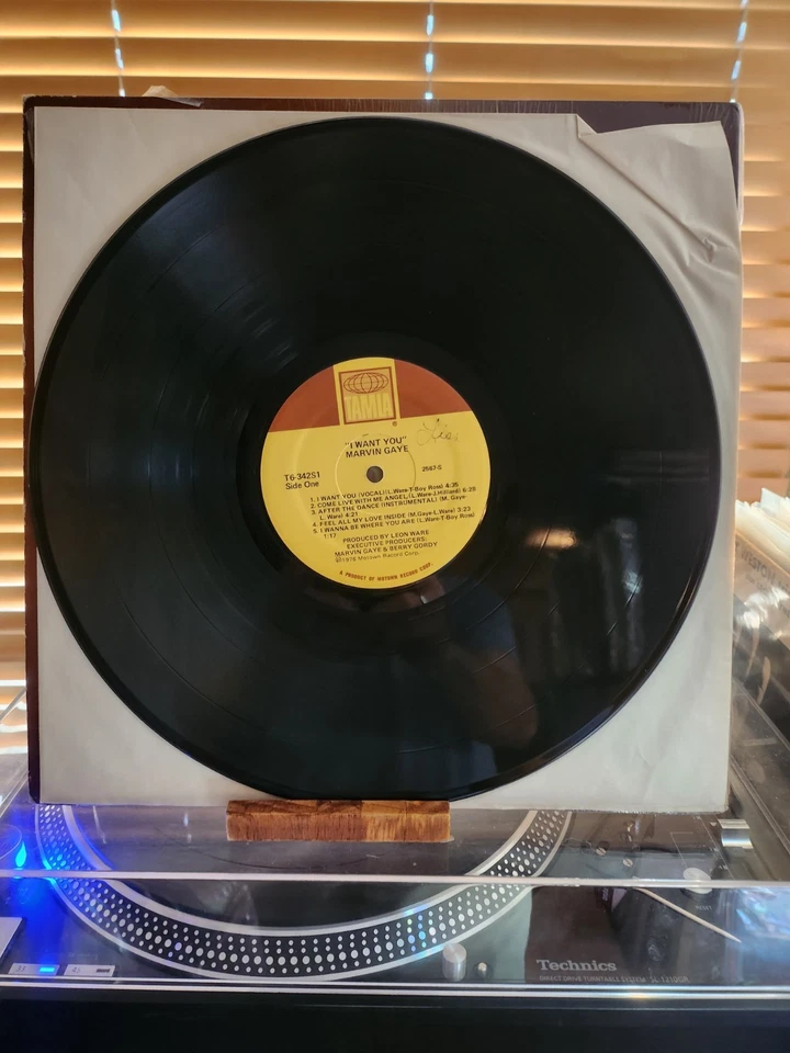 Marvin Gaye, I Want You, 1976 1st Tamla Stereo, T6-342S1, VG-VG+ — 第 3/4 张图片