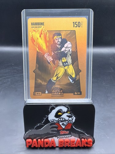 2026 Bo Jackson Battle Arena Hambone Orange Battle Foil Fire Power 150 Jack Ham