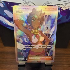 Pokémon TCG Olivia Full Art Holo Ultra Rare SM Crimson Invasion 111/111 on eBay