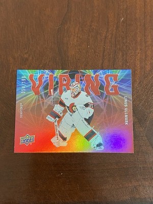 2025-26 Upper Deck Series 2 - Vibing Red /199 Linus Ullmark #VB-27 Senators SP