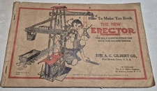 1937 A.C. GILBERT ERECTOR How To Make "Em Book, #4, Sears, Original