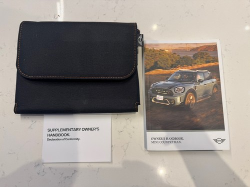 OFFICIAL MINI COOPER COUNTRYMAN S 2020-2024 Owners HAND Manual Book Pack +WALLET