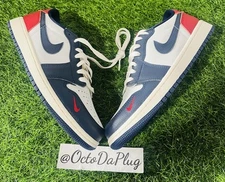 Nike Air Jordan 1 Low Howard University Blue Red White Mens Sizes nby HQ2993-100