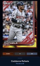 25 Topps Bunt DIGITAL Fire Base 250cc ICONIC Ceddane Rafaela