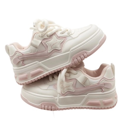 Star Shoes Women Walking Sneakers Y2k Shoes Platform Chunky Aesthetic Cute Tr...