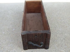 Antique Treadle Sewing Machine Drawer top right Wheeler & Wilson 1890 Oak Rare