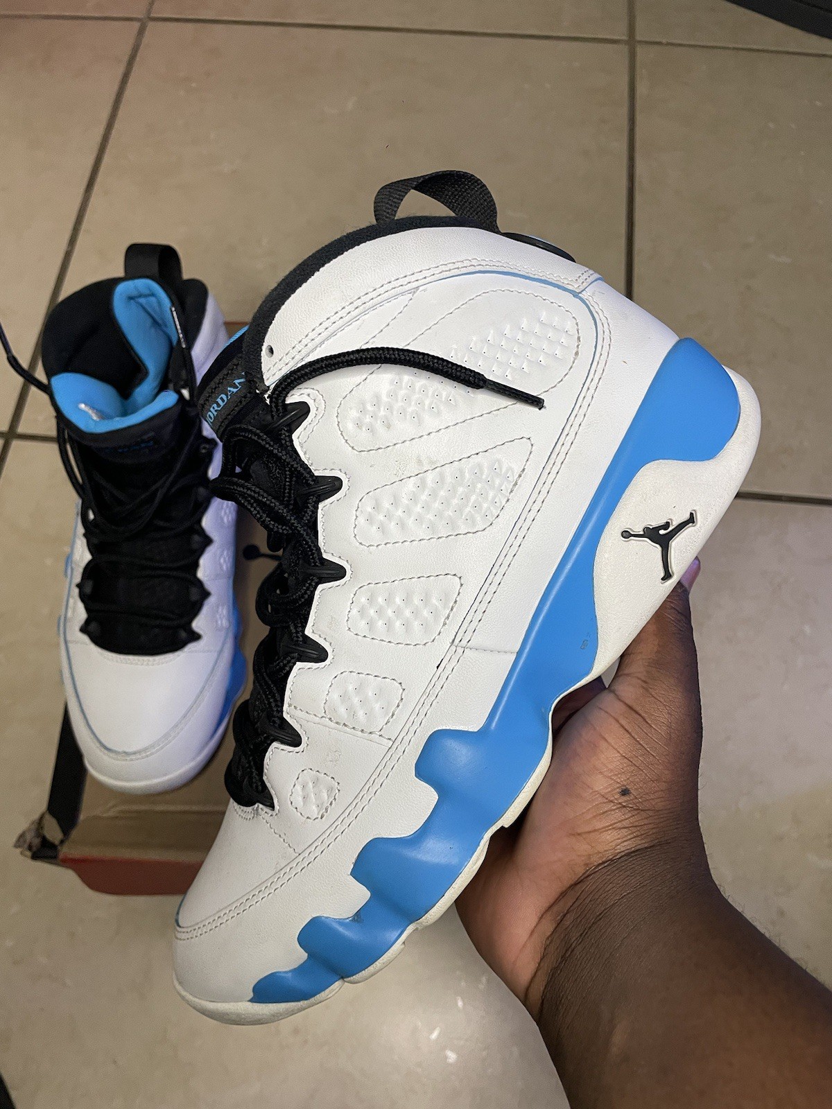 SAOLA Jordan 9 blu cipria