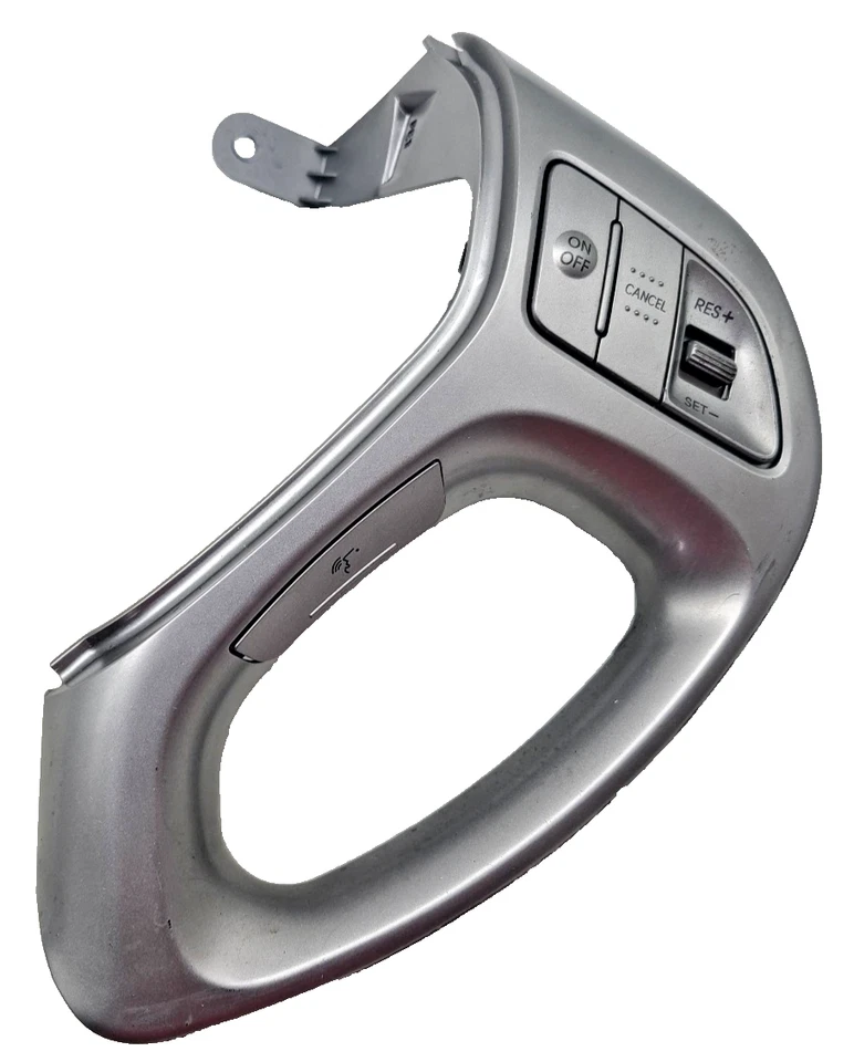 2010-2015 Hyundai Tucson Steering Wheel CONTROLS SILVER BEZEL CRUISE AUDIO OEM - Image 2 of 4