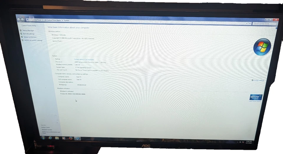 Emachines T3120 AMD Sempron 3120 1.8GHz 1GB DDR 160GB IDE HDD - Image 2 of 4