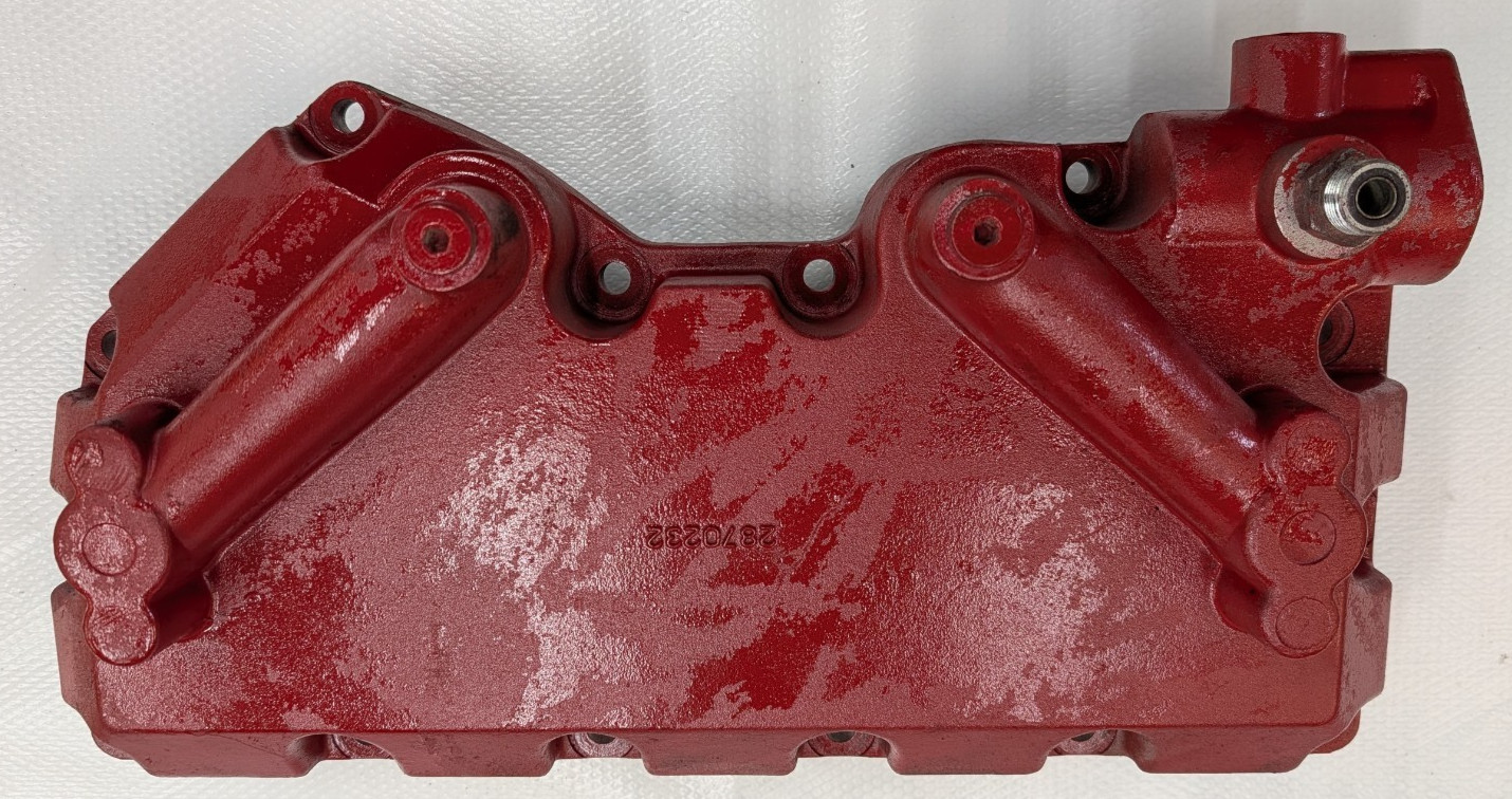 2870232 Cummins ISX12 11.9 Engine Oil Cooler Housing Cover and Cooler Used