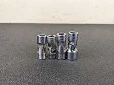 #bl779 SNAP-ON TOOLS 4 PIECE 1/4” DRIVE SAE SHALLOW SWIVEL SOCKET SET TMU