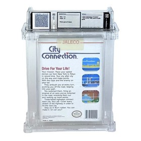 New NES City Connection WATA 9.0 Factory Sealed Graded Video Game 1988