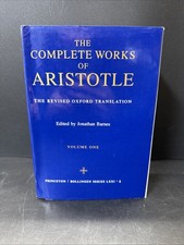 The Complete Works of Aristotle, Volume 1