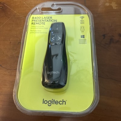 Logitech R400 Laser Presentation Remote Black BRAND NEW SEALED