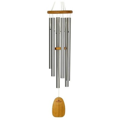 Woodstock Glockenspiel Olympos Silber & Kirsche Finish Holz 92 cm Musikalisches Windspiel