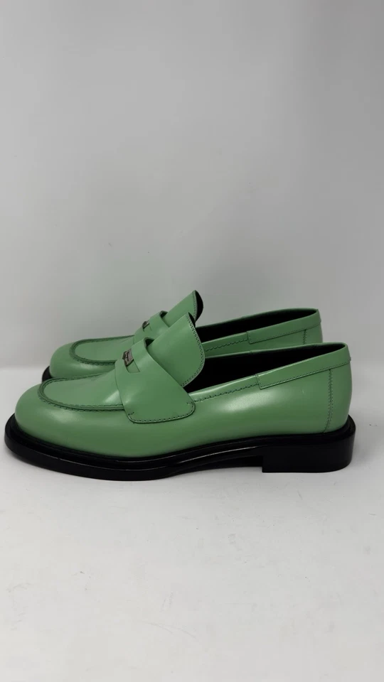 Mocasín Ferragamo para mujer Nyx 30 charol Penny en verde talla 7,5 Foto 3 de 4