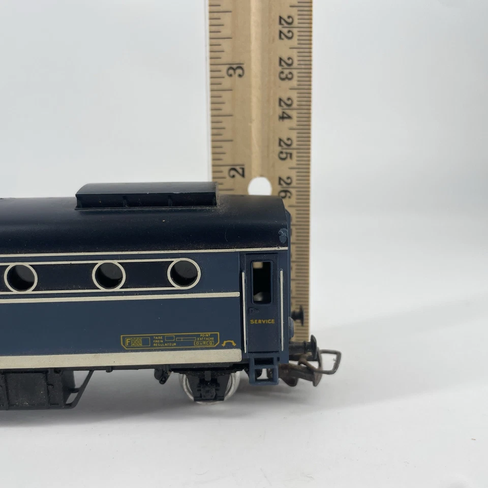 Vintage Jouef SNCF Service Carriage H0/DC France Blue Train RR - Image 3 of 4