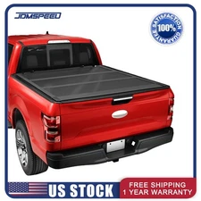 Low Profile Hard Tri Fold Tonneau Cover Fit Chevrolet/GMC 1500 2019-2024 5.8FT