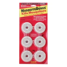 Summit Mosquito Dunks Floating Pod Kill Biologically Safe Method 6 pack
