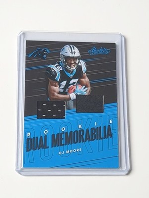 Panini Absolute 2018 DJ Moore Carolina Panthers Rookie RC Patch NFL 