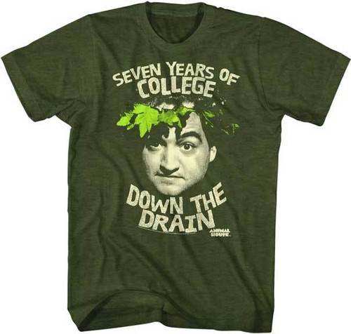 Animal House Seven Years Of College Down The Drain Men's T Shirt Classic Movie - Picture 5 of 5
