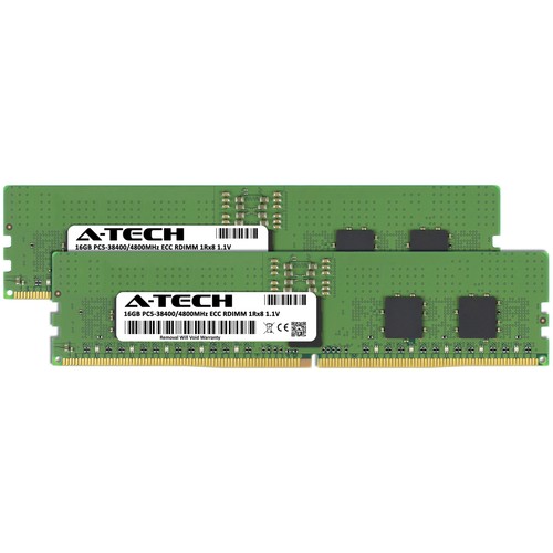 32GB 2x16GB PC5-4800 RDIMM Tyan B7132T75E8HR S7130GM2NR-2T TS70-B7136 Memory RAM - Picture 2 of 3