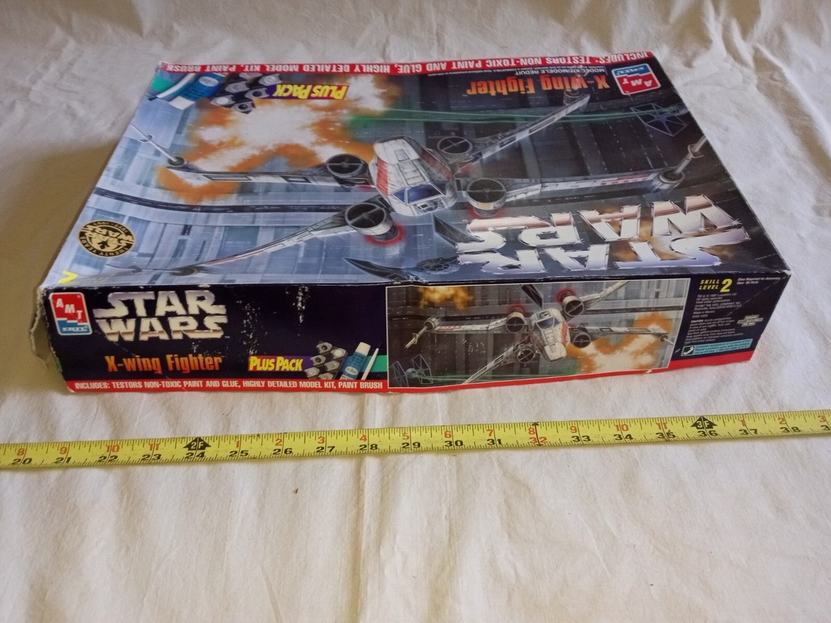 特撮 amt X-WING Fighter Plus Pack Star Wars X-Wing Fighter Plus Pack Model Kit #8433 1997 AMT