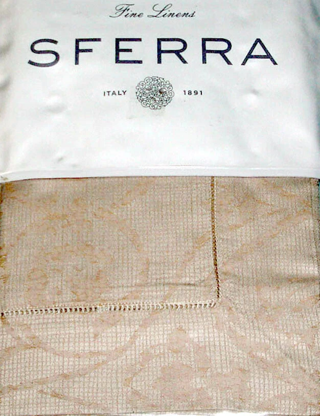 Sferra Amiata Rosa Euro Continental Sham Algodón Satén Jacquard Nuevo Foto 2 de 4