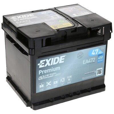 Exide Premium EA472 47Ah 450AEN Autobatterie Starterbatterie
