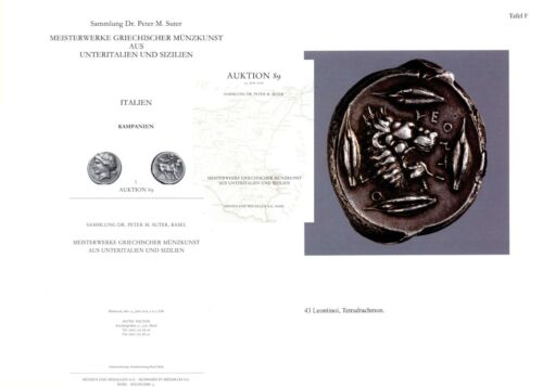 Münzen &Medaillen AG Basel 89 2000 Slg SUTER Meisterwerke Griechischer Münzkunst - Bild 1 von 2