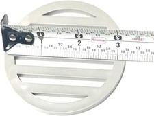 Plastic Drain Cover 3-3/16" Diameter and 1/4" Thickness - Made in USA