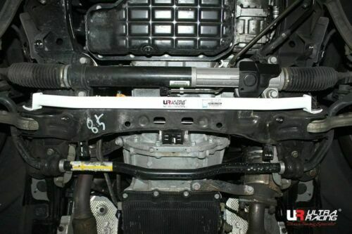 Barra de sujeción delantera inferior delantera 2x4 3.8 2012 Ultra Racing 2 puntos para Hyundai Genesis sedán 2x4 3.8 - Imagen 1 de 7