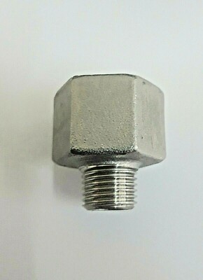 BSP Stecker auf Buchse Brustwarze Bush Adapter, reduzierende Buchse, Edelstahl Marine