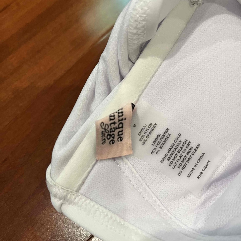 New NWT Unique Vintage Two Piece Swimsuit Bikini High Waist Lemon Fruit